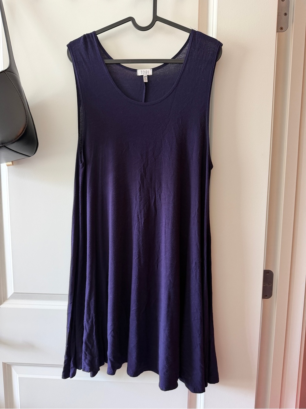 Tobi Sleeveless Swing Tunic - Navy Blue